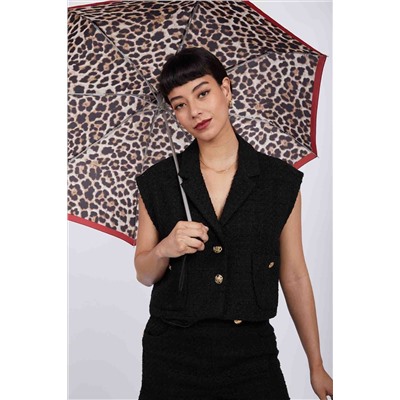 L354-4249 LusterousLeopard (Леопард) Зонт женский механика Fulton