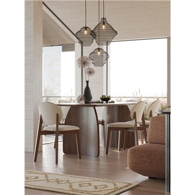 Светильник подвесной Vinger, Ø34х35 см, темно-серый