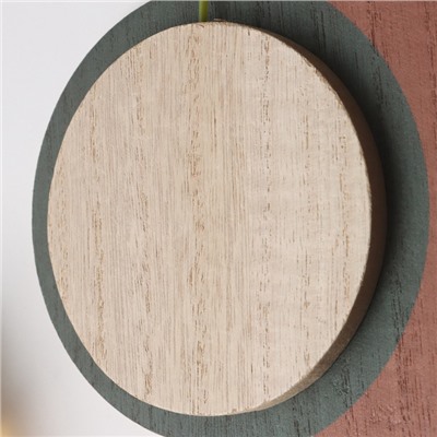 Настенные крючки декоративные «Абстракция. Половина круга и круг», дерево, 1.5×19×23.5 см