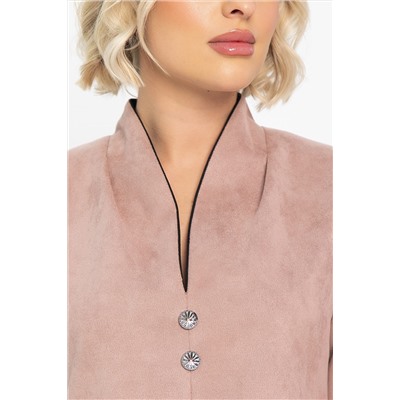 Платье замшевое Дарьяна НЬЮ (чайная роза) П14650-18М