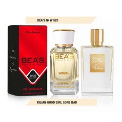 Beas W523 Kilian Good Girl Gone Bad Women edp 25 ml, Парфюм женский Beas W523 создан по мотивам аромата Kilian Good Girl Gone Bad
