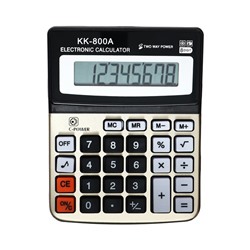Калькулятор настольный, 8-разрядный, KK - 800A