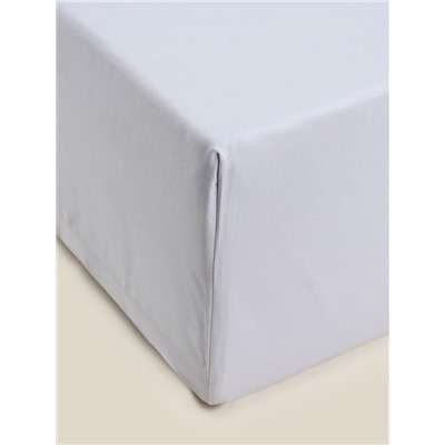 Простыня на резинке SL Home Modal 140×200+30 см, светло-серая