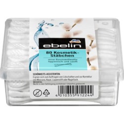 ebelin Kosmetikstäbchen Косметические палочки (ватные), 80 шт