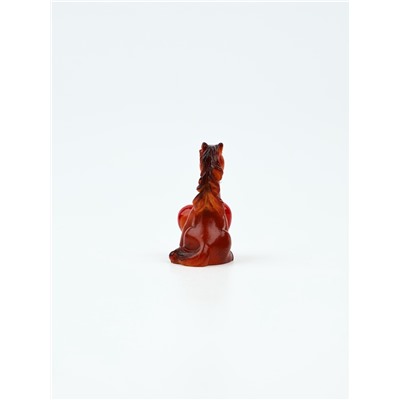 Сувенир новогодний «Фигурка лошадь 2026», набор 4 шт., полистоун