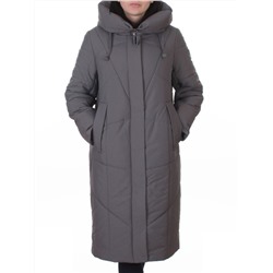 A616 GRAY Пальто зимнее женское (верблюжья шерсть, +120 гр. холлофайбер)