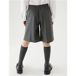Girls' Pleat Front School Culottes (2-18 Yrs)
