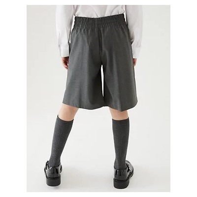 Girls' Pleat Front School Culottes (2-18 Yrs)