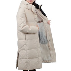 56016 BEIGE Пальто зимнее женское (холлофайбер 150 гр.)