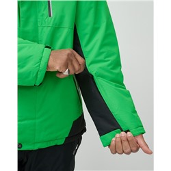 Горнолыжный костюм мужской зимний зеленого цвета 0075Z