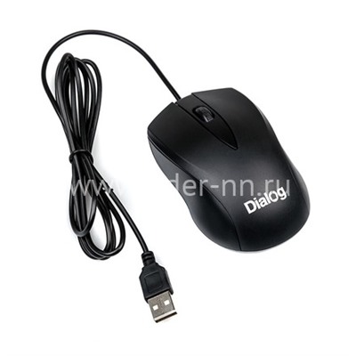 Мышь проводная DIALOG Comfort Optical MOC-15U 3 кнопки