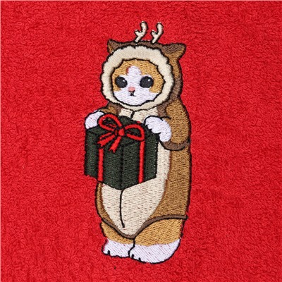 Набор в мешочке "Этель" "Sweet cat": полотенце 35х60см, тёрка 7,7х3,7х3см