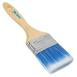 Кисть плоская "Евро" 2.5", искусственная щетина, деревянная ручка MTX