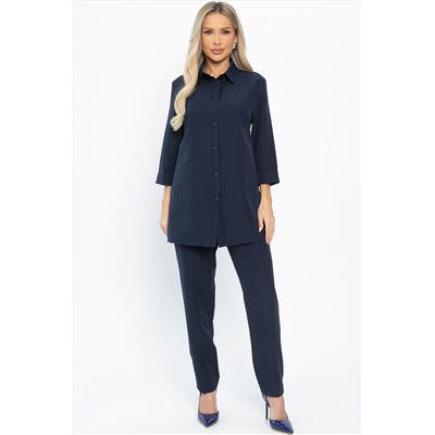 Костюм с брюками Ксанти НЬЮ (синий) К14502-3М