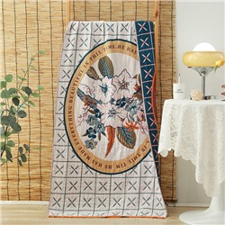 Муслиновое мягкое пляжное банное полотенце 75*150cm