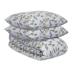 Комплект постельного белья "Ягоды тайги" из премиального сатина из коллекции Russian North, 200х220 см