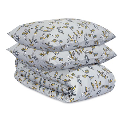 Комплект постельного белья "Ягоды тайги" из премиального сатина из коллекции Russian North, 200х220 см