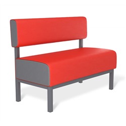 Диван SHT-SF14
                        красный / серый
