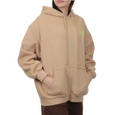 2620 BEIGE Толстовка женская (85% хлопок, 10% полиэстер, 5% спандекс)