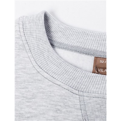 Свитшот из премиального футера трехнитки с начесом