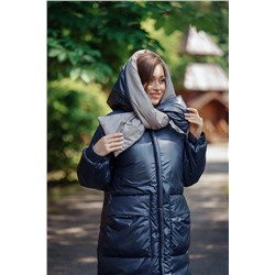 Куртка женская зимняя 22600  (синий/какао)