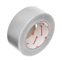 Лента клейкая армированная, влагостойкая, 48 мм х 45 м, серебристая Matrix