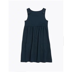 School Girls' Cotton Pinafore (2-12 Yrs)