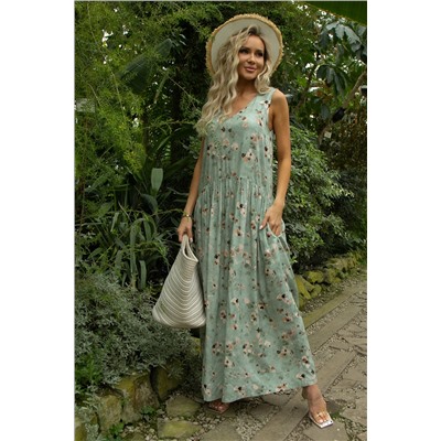 Сарафан Нерея (олива) П13548-1М