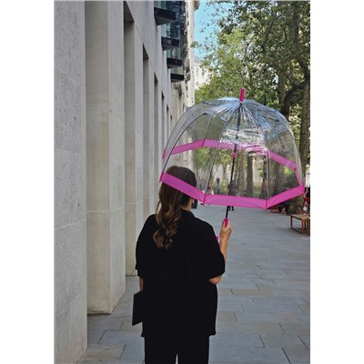 L041-022 Pink (Розовый) Зонт женский трость Fulton