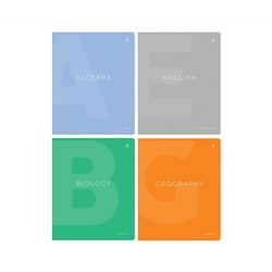 Комплект (12 шт.) предметных тетрадей 48л. Greenwich Line "Color theory", матовая ламинация, выборочный УФ-лак, 70г/м2