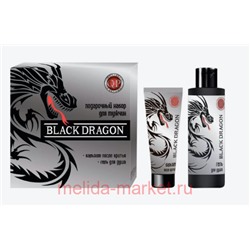 Compliment Подарочный набор Q.P. Black Dragon Гель для душа 200 мл+бальзам после бритья 80мл