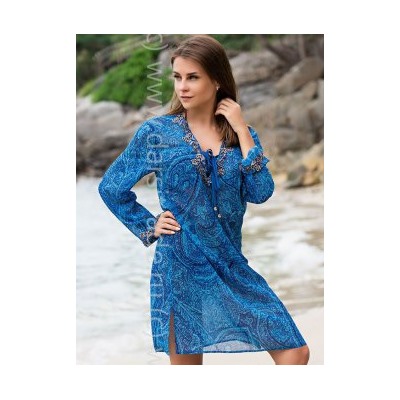 №8254 Платье пляжное "Riviera" Mia-Amore Дроп п/э