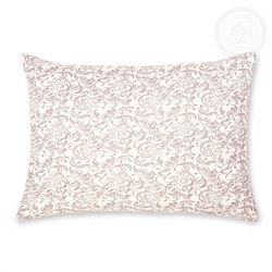 Трикотажная наволочка на молнии Завиток (капучино) Арт Дизайн