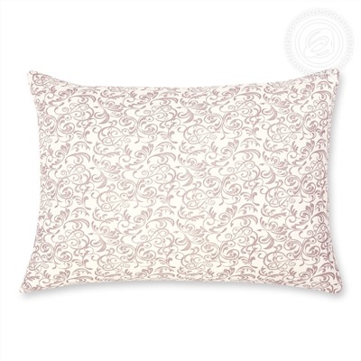 Трикотажная наволочка на молнии Завиток (капучино) Арт Дизайн