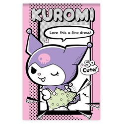 Блокнот А7 "Куроми-3", 65*98 мм, клетка, 40 л на скрепке, обложка 200 гр/м2