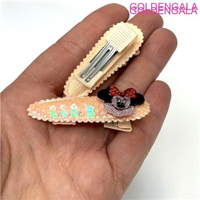 Зажим "Уточка с пайетками" 2 шт УТ5 181983