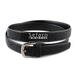 Ремень женский из кожи ската