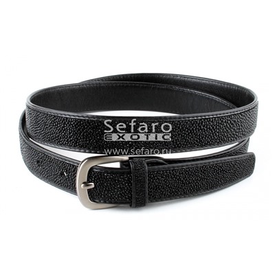 Ремень женский из кожи ската