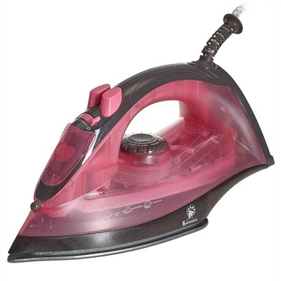 Утюг Василиса ВА-2001 розовый с корич 2200Вт АНТИПРИГАРНОЕ покрытие САМООЧИСТКА Паровой удар (10) оптом