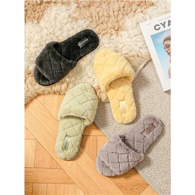 Тапочки «Ромбы» черные