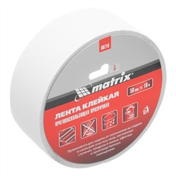 Лента клейкая противоскользящая, прозрачная 50мм x 10 м Matrix