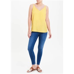 Mustard Double Strap Cami Top