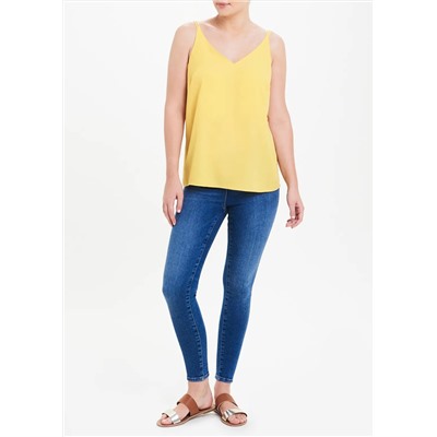 Mustard Double Strap Cami Top