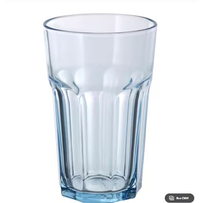 POKAL Стакан Glas, hellblau, 35 cl