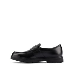 Kids' Leather Slip-On School Shoes (Youth size 3-8)