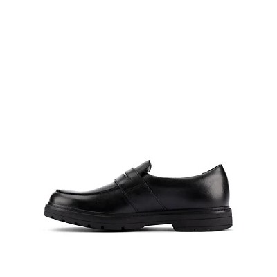 Kids' Leather Slip-On School Shoes (Youth size 3-8)