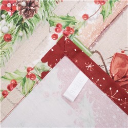 Скатерть новогодняя «Этель. Новогоднее настроение», 147×180 см,100% хлопок, саржа 190 г/м², с ГМВО