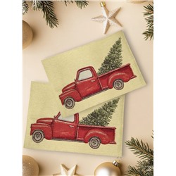 Ретро открытка Пикап Комплект салфеток 31х44 см 2416910