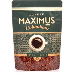 Кофе Maximus растворимый Columbian 140г. м/у