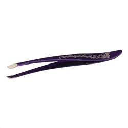 Dewal Beauty Пинцет для коррекции бровей скошенный TW-07, 9 см